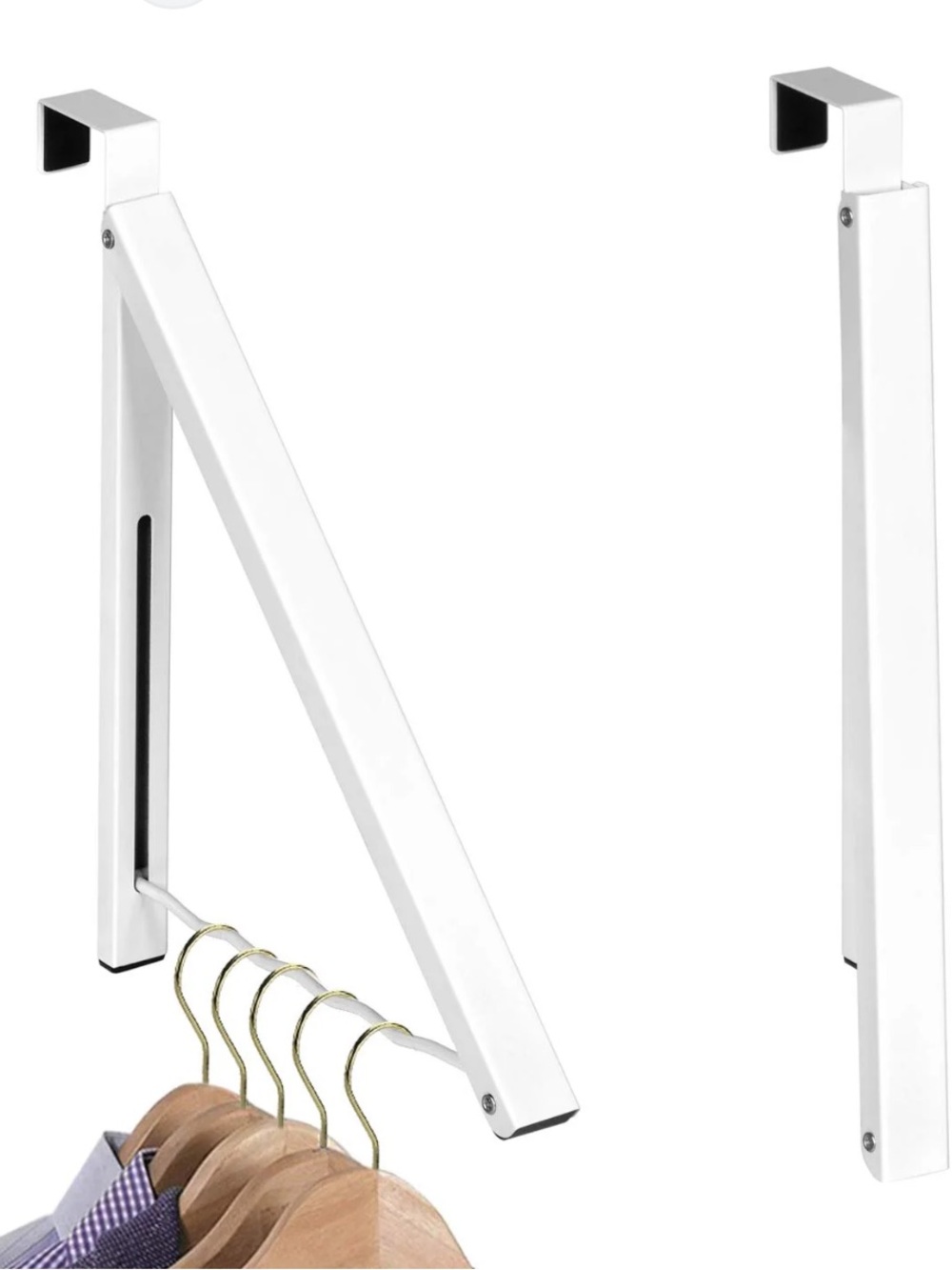NEW FOLDABLE CLOTHES RACK WALL MOUNT